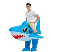 RHYTHMARTS RYTHMARTS Déguisement de Requin Gonflable Costumes Gonflables de Requin Costumes Gonflables d'Halloween Adulte