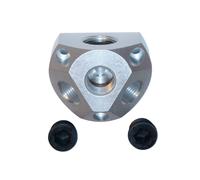 Ri 114027 Répartiteur d’Air Comprimé ALU 1/2" Pour Mur