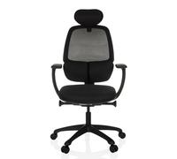 RI-COVER - Siège de bureau de qualité professionnelle Noir
