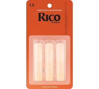 D'Addario Anches pour saxophone soprano RIA0315 Rico Force 1.5 Pack de 3