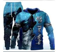 RIAAJ Sweat à capuche pour homme avec motif dragon chinois imprimé en 3D - Pull ample - Dragon chinois - T-shirt de sport - Jogging - Ensemble de sport, F11, L