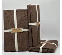 Riad Arredo Grand Foulard - Toile robuste (chocolat, 2 places 260 x 280 cm)