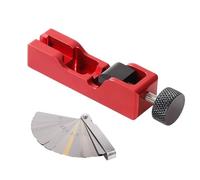 Riaisttd Accurate Gapper Tool, Ignition Plug Adjustment Tool Kit, Scale with Gapper, Precision Engine Maintenance Measurement Calibration, Tuning with Slim Design, Repair for Motorcycle Marine