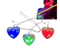 Riaisttd Boucles d'oreilles Pendantes - Mode Rétro Urbaine Polyvalente,Set De Collier Et Boucles d'Oreilles Tombantes Lumineuses | pour Fête de Anniversaire Mariage Bar Mère Sœurs Amies Petite amie