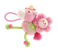 Riaisttd Breloque de Sac en Peluche en Forme de Cheval, décoration du Nouvel an Chinois 2026, Porte-clés en Peluche Douce pour unité, Pendentif de Sac à Dos avec Design léger, Accessoire