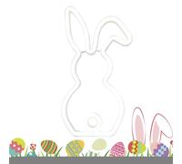 Riaisttd Bunny Neon Lights, Lunny Shape LED Enseignes Néon - Lumières nocturnes de lapin à alimentation USB de Pâques | Cartoon Spring Lamp Signes de lapin pour adolescents, filles,
