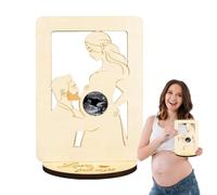 Riaisttd Cadre photo échographique, en forme de mère enceinte, échographie