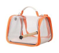 Riaisttd Cage de Transport pour Oiseaux, Accessoires avec fenêtre Transparente, Cage de Transport pour Oiseaux, pour balades, Camping, Perruche, Perroquet, Colibri, canari, passereaux