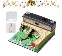 Riaisttd Calendrier Bloc-Notes En 3D 2026 - Calendrier De Bureau Avec Pages Détachables | Œuvre d'Art en Papier Sculpté,Pour L'Organisation, La Prise De Notes Et La Gestion De L'Emploi Du Temps
