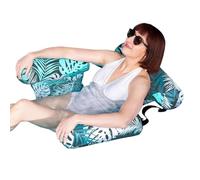 Riaisttd Chaise Flottante De Piscine - Chaise Longue Gonflable Piscine - Fauteuil Flottant Gonflable,pour Vacances Été Voyage Hôtel Resort Plage Lac Activités Nautiques Extérieur