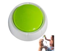 Riaisttd Clicker de dressage pour chien, enregistreur vocal interactif avec 20 secondes d'enregistrement vocal et lecture, boutons parlants polyvalents pour mariages, fêtes d'anniversaire