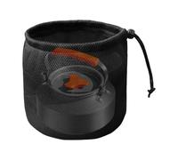 Riaisttd Clothes Peg Holder, Laundry Pin Storage with Drawstring 5.51x6.3 inches, Ventilated Mesh Clothespin Organizer, Elastic Hanging Bag, for Bathroom Home Picnic Backpacking