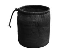 Riaisttd Clothes Peg Holder, Laundry Pin Storage with Drawstring 5.51x6.3 inches, Ventilated Mesh Clothespin Organizer, Elastic Hanging Bag, for Bathroom Home Picnic Backpacking