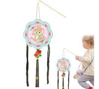 Riaisttd Décorations de lanternes chinoises, lanterne festive décorative faite à la main | Lumière LED de l'année serpent 2025 avec fonction de projection, kits d'artisanat pour enfants, mur, porte