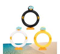 Riaisttd Dive and Surprise Pool Toy - 3pcs Cartoon Duck Design Sinking Game | Outdoor Accessory, Dive and Surprise Pool Toy 3pcs cartoon duck design sinking game practical stable universal outdoor swim V