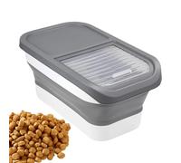 Riaisttd Dog Food Container, Treat Box, Cat Food Storage, Foldable Space Saving Design, 13.59 Inches, Sliding Lid Closure, Ideal for Kitchen Pantry Camping Home Apartment Pet Supply Use