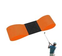 Riaisttd Elastic Swing Band, Portable Golf Alignment Strap, 12.99x2.76 inches Training Aid with Stretch Resistances, Sturdy Latex Fitness Tool, Practice Drill with Sport Style, Indoor Backyard Use