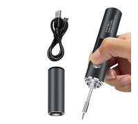 Riaisttd Fer à souder sans fil, 5 niveaux de température réglables, chauffage rapide, outil pour réparations, kit de réparation pour fer à souder, pour composants électroniques, circuit de service