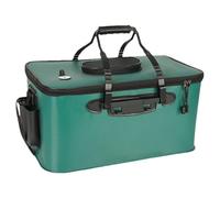 Riaisttd Fish Bucket, Protection Fishing Gear 15.75x9.45x9.06 inches, Water Container Foldable Carrier, Large Capacity Storage Bag for Outdoor Camping, Travel, Protection Assurance: