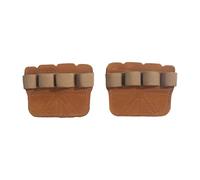 Riaisttd Gants de musculation résistants, gants de protection, équipement de 22,9 x 10,2 cm avec fonction antidérapante, matériau en cuir souple, gants de levage avec design à quatre doigts