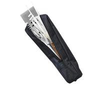 Riaisttd Grill Tool Bag, Portable BBQ Cookware Organizer 22.44x3.94x3.94 inches, Outdoor Utensil Storage Pouch, Lightweight Carry Case, Ideal for Camping, Tailgating, Picnic, RV Cooking