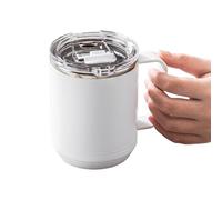 Riaisttd Insulated Tumblers, 4.61x3.43 inches Stainless Steel Tumblers for Hot Cold Drinks, Leakproof Water Cup with Induction Heating, for Coffee Tea Travel School Sports Men Women