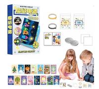 Riaisttd Jeux scientifiques | Kit électronique circuit pour débutants, jouet éducatif pour créer des cartes de vœux pour la maison et l'école