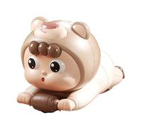 Riaisttd Jouets de Marche à Quatre Pattes pour,de Dessin Animé Électrique Musicale et Mobile | Jouets Rampants - pour Maison Anniversaire Shower École Maternelle Garçons Filles