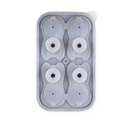 Riaisttd Moules à Glaçons Empilables | Créateur de Blocs de Glace 4 Cavités en Forme de Chat et de Chien | Moule à Glaçons pour Whisky en Forme d'Animal Mignon,Pour la Maison la Cuisine le Restaurant