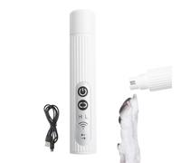 Riaisttd Nail Grinder with LED Light, Dog Nail Trimmer, Quiet Dog Nail Grinder, Rechargeable Nail Grinder, Pet Nail Grooming Kit, Portable Nail Grinder for Pets, Adjustable Speed Nail Grinder