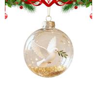 Riaisttd Ornements en Boule pour Arbre De Noël,Ornements Décoratifs De Fête Suspendus - Décorations De Boules pour Sapin De Noël - pour Intérieur Extérieur Jardin Fêtes Terrasse Porche