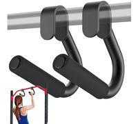 Riaisttd Poignées de barre de traction, accessoires de gymnastique portatifs, poignées d'haltères, musculation, entraînement musculaire, soulevé de mort, exercice du haut du corps, hommes