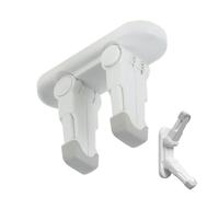 Riaisttd Porte de protection des doigts pour enfant, serrure à levier de porte à l'épreuve des - de porte adhésif à l'épreuve bébés,Serrures de poignée de de sécurité pour, sans perçage
