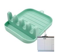 Riaisttd Repose-cuillère, support de fourchette | Organiseur de casseroles de cuisine multifonction avec quatre pour poêles