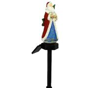 Riaisttd Solar Santa Light Stake, Garden Stake Lamp, Decorations, Outdoor Christmas Lights, Christmas Landscape Lights, Solar Garden Lights, Santa Light for Yard, Holiday Light Stakes