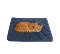 Riaisttd Tapis chauffant pour chat, lavable, tapis thermique réfléchissant 40 x 30 cm, tapis auto-chauffant à 5 couches pour chats, matériau isolant durable avec base antidérapante, pour maison