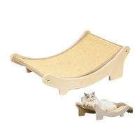 Riaisttd Tapis Griffoir pour Chat - Griffoir Lit Rond pour Chats - Panneau Sisal pour Chat Protection Meubles Confort Jeu Détente,pour Protéger Canapé Sol Rideaux Matelas