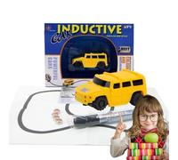 Riaisttd Voiture inductive à séquence de lignes, véhicule de suivi automatique des lignes | Mini de voiture inductifs avec capteur optique suivent chaque ligne noire dessinée jouet éducatif