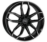RIAL LUCCA 5-LOCH diamantschwarz frontpoliert 7.5Jx17 5x100 ET45