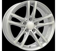 Jante alu RIAL X10 16" 7J 5x112 ET 47 66.5 POLAR SILBER