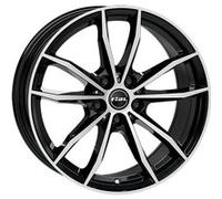 RIAL Jante X12 noir diamant face polie 8.0Jx19 5x112 ET54