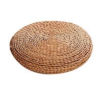 Rianpesn Coussin de siège Tatami,Coussin de siège tissé Rond Confortable - Fournitures ménagères Oreiller de Sol pour la méditation Yoga Maisons Gymnases Salles à Anger