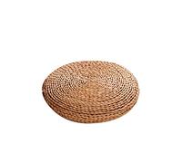 Rianpesn Coussin de siège Tatami | Oreiller de Sol en Paille de Forme Ronde avec intérieur en ouate de Soie | Accueil Accessoires Oreiller de siège pour Adultes Chambres d
