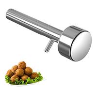 Rianpesn Cuillère à Boules Falafel - Falafel Professionnelle Faisant Un Moule à Pelle,Gadget pressage VianNon Collant en Acier Inoxydable, Machine à boulettes Vian, ustensiles
