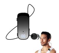 Rianpesn Écouteurs sans Fil à Pince pour Collier - Écouteurs à Oreille Unique pour appels Mains Libres,Casque sans Fil rétractable Charge Rapide Compatible avec Les tablettes PC