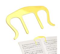 Rianpesn Porte-Piano,Clip Musique en métal et Porte-Page | Clips marqueur Page Portables, Supports partitions pour Piano, Clavier, Supports et Livres