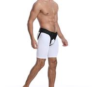 Rianpesn Soutien - Protège-hernie l'aine Respirant avec Coussinets Compression Amovibles pour Homme et Femme,Support Henia Abdominal Amovible pour Les Muscles Faibles