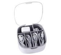 Rianpesn Stockage câble données,Sac Organisateur Voyage à 6 Compartiments Rangement des câbles Gestion des câbles - Organisateur électronique pour Bureau, Usage