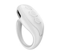 Rianpesn Télécod'caméra - Cliqueur Bouton sans F Portable - Anneaux défilement télécocaméra Rechargeable pour téléphones tablettes