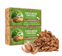 Riare Substrat de copeaux de Coco pour Plantes, substrat de Noix de Coco à Haute Expansion, paillis pour Fleurs de Jardin, Herbes, Plantation (2 pcs)